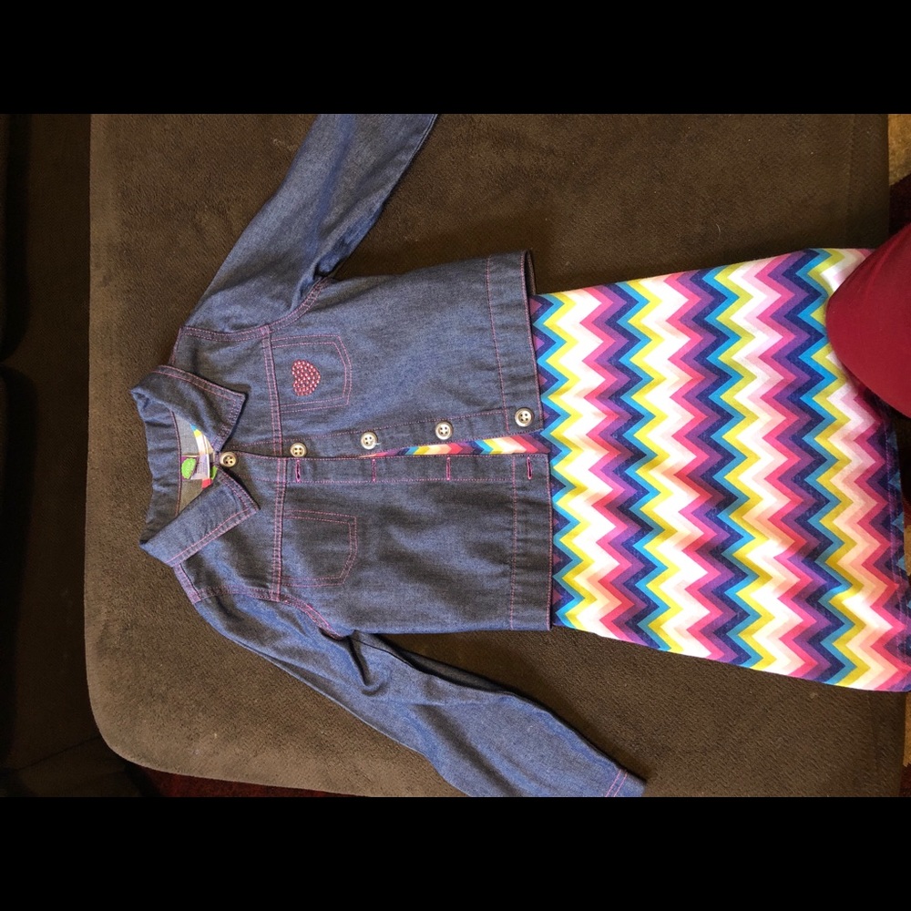 🌟🌟🌟Size 8 multicolor dress and jacket